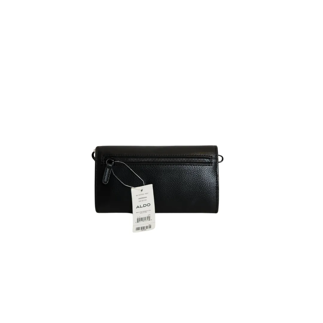 Aldo Black Leatherette Haerrania Convertible Wallet | Brand New |