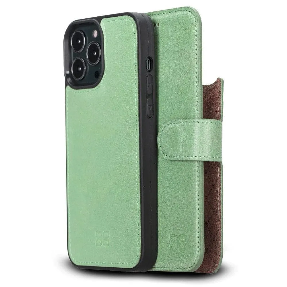 Apple iPhone 13 Series Colorful Detachable Leather Wallet Case - MW