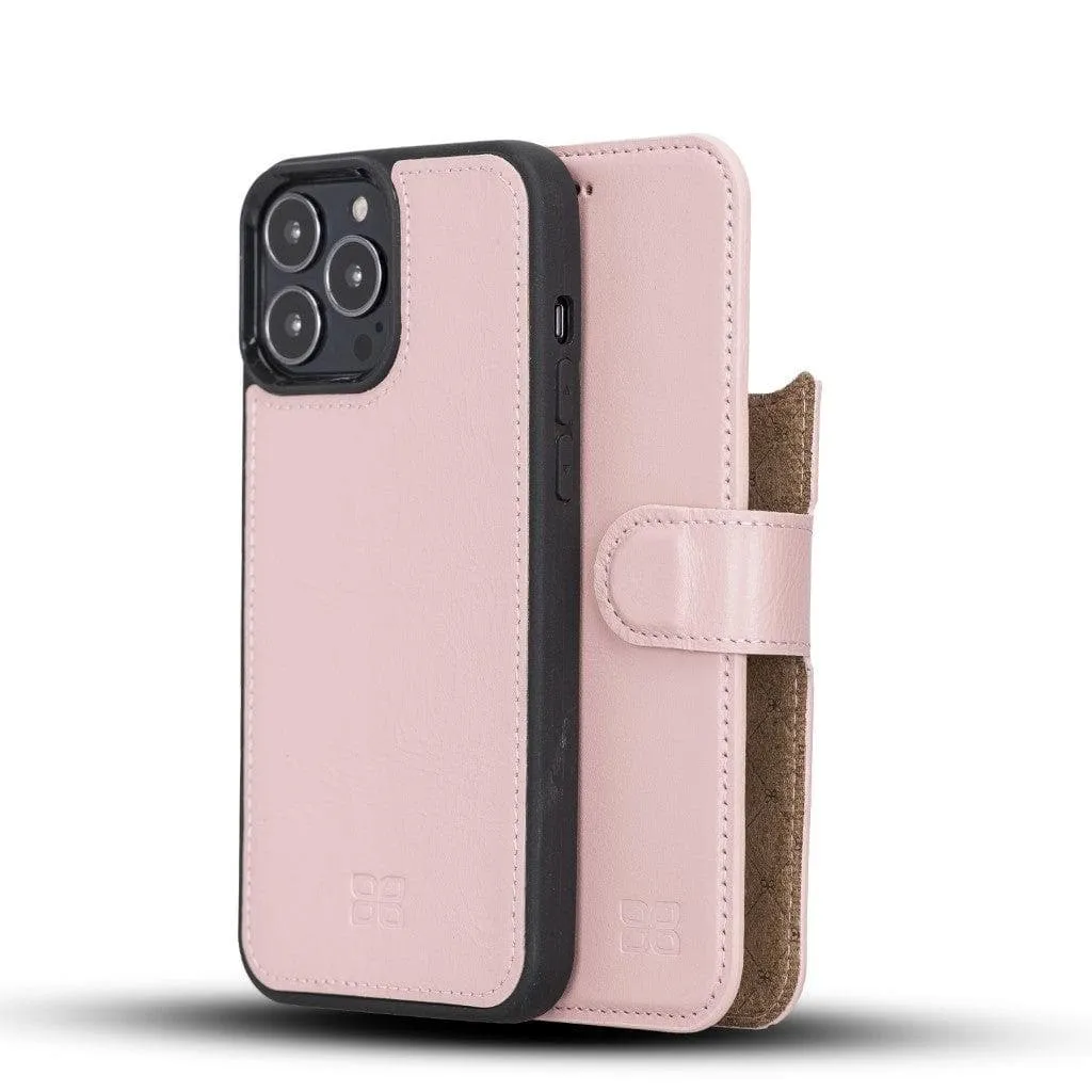 Apple iPhone 13 Series Detachable Leather Wallet Case - MW