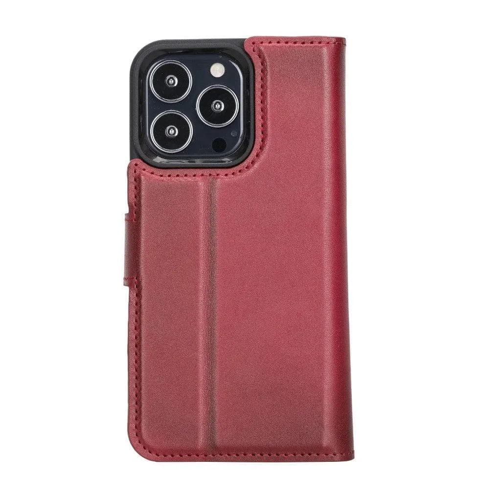 Apple iPhone 13 Series Detachable Leather Wallet Case - MW