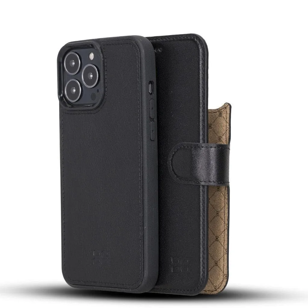 Apple iPhone 13 Series Detachable Leather Wallet Case - MW