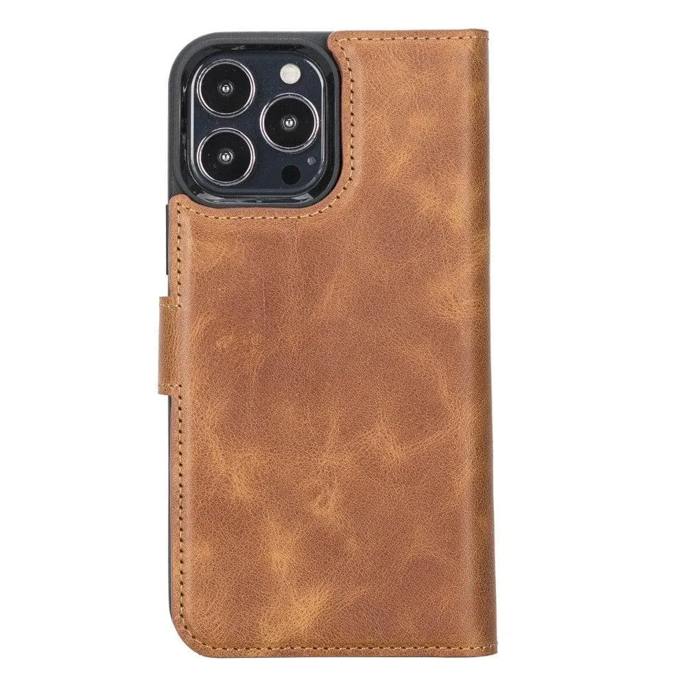 Apple iPhone 13 Series Detachable Leather Wallet Case - MW