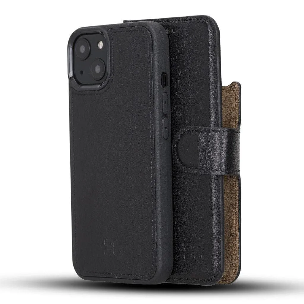 Apple iPhone 13 Series Detachable Leather Wallet Case - MW