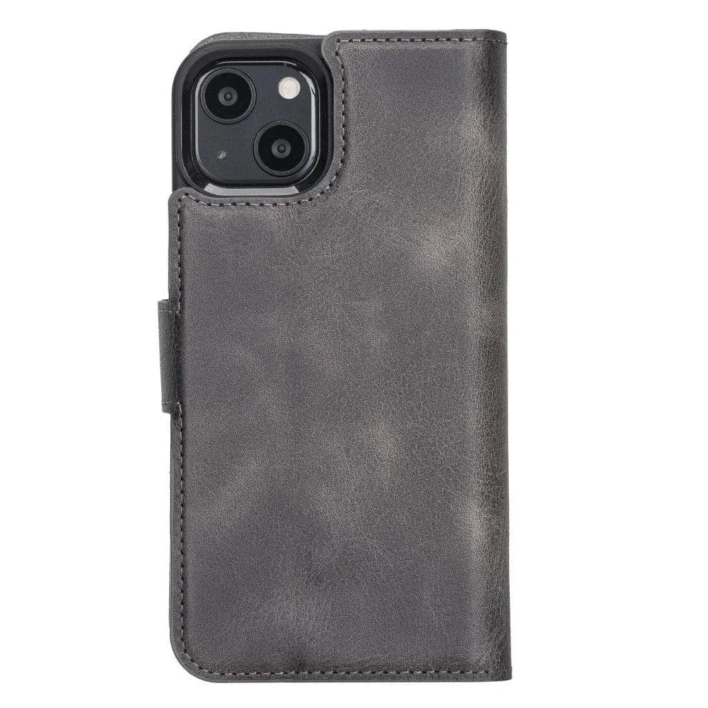 Apple iPhone 13 Series Detachable Leather Wallet Case - MW