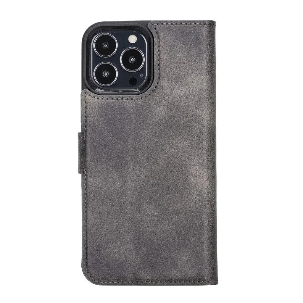 Apple iPhone 13 Series Detachable Leather Wallet Case - MW