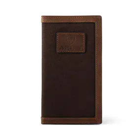 Ariat Logo Rodeo Brown Wallet