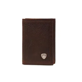 Ariat TriFold Wallet Brown Rowdy