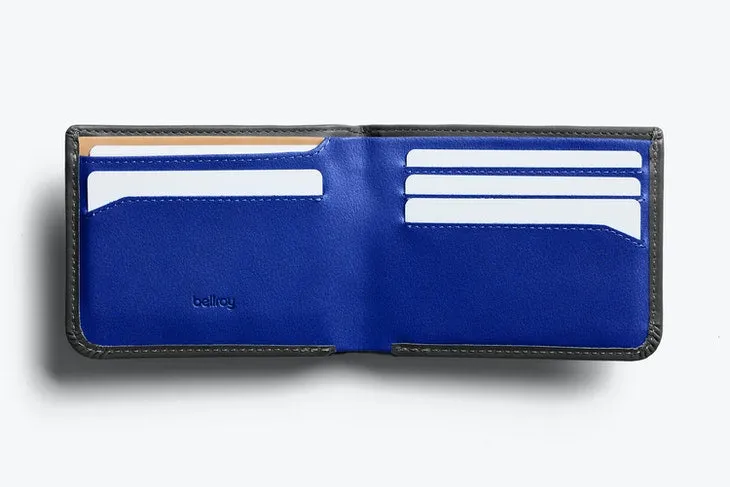 Bellroy Hide & Seek Hi Wallet Charcoal/Cobalt