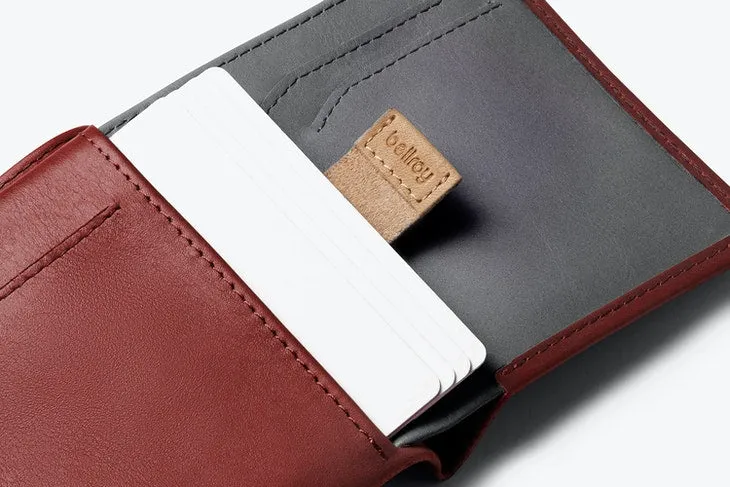 Bellroy Note Sleeve Wallet Red Earth - RFID