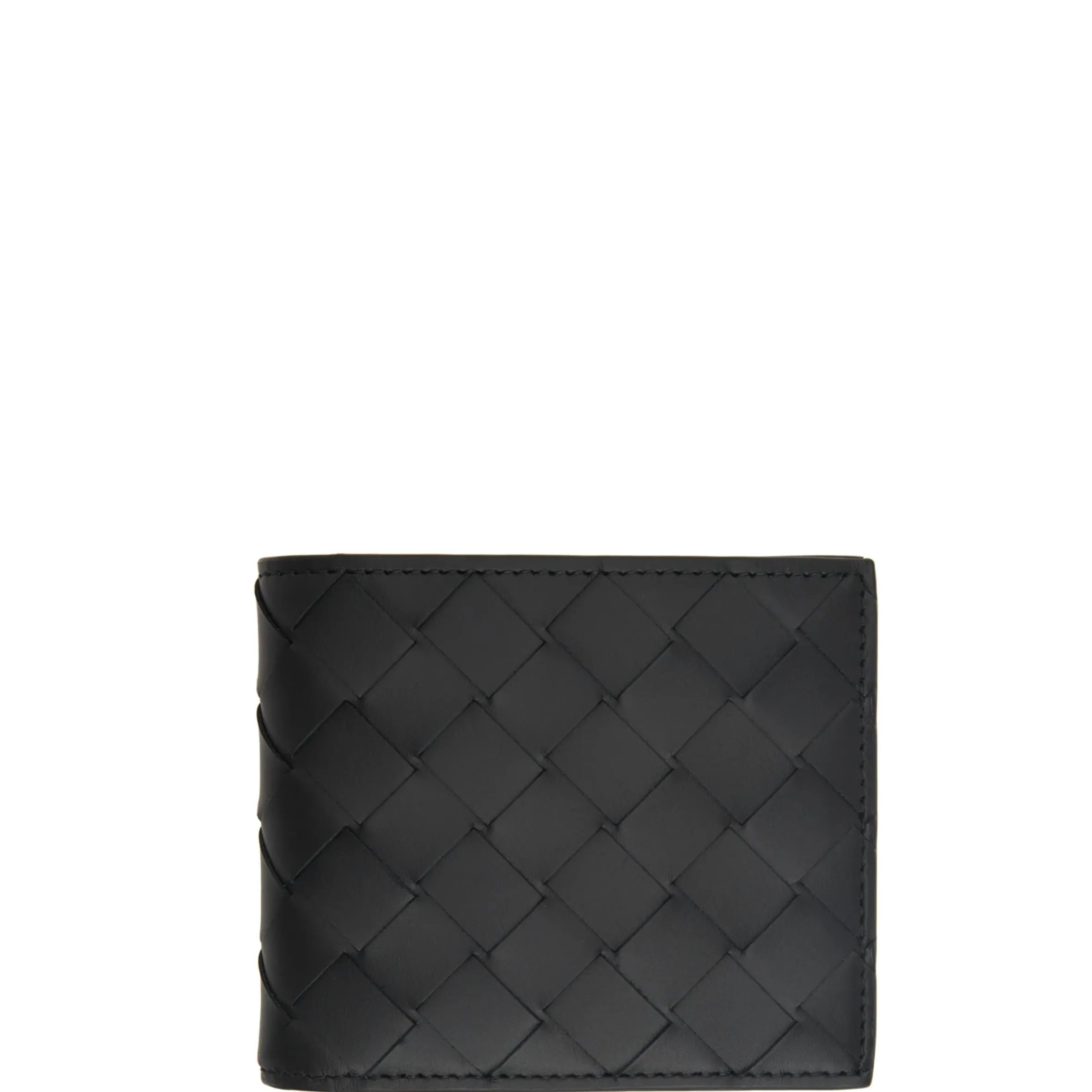 Bi-Fold Wallet Intrecciato, Black