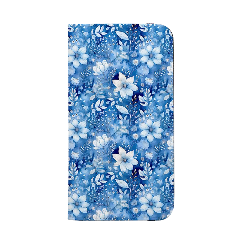 Blue Floral II Wallet Case