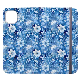 Blue Floral II Wallet Case