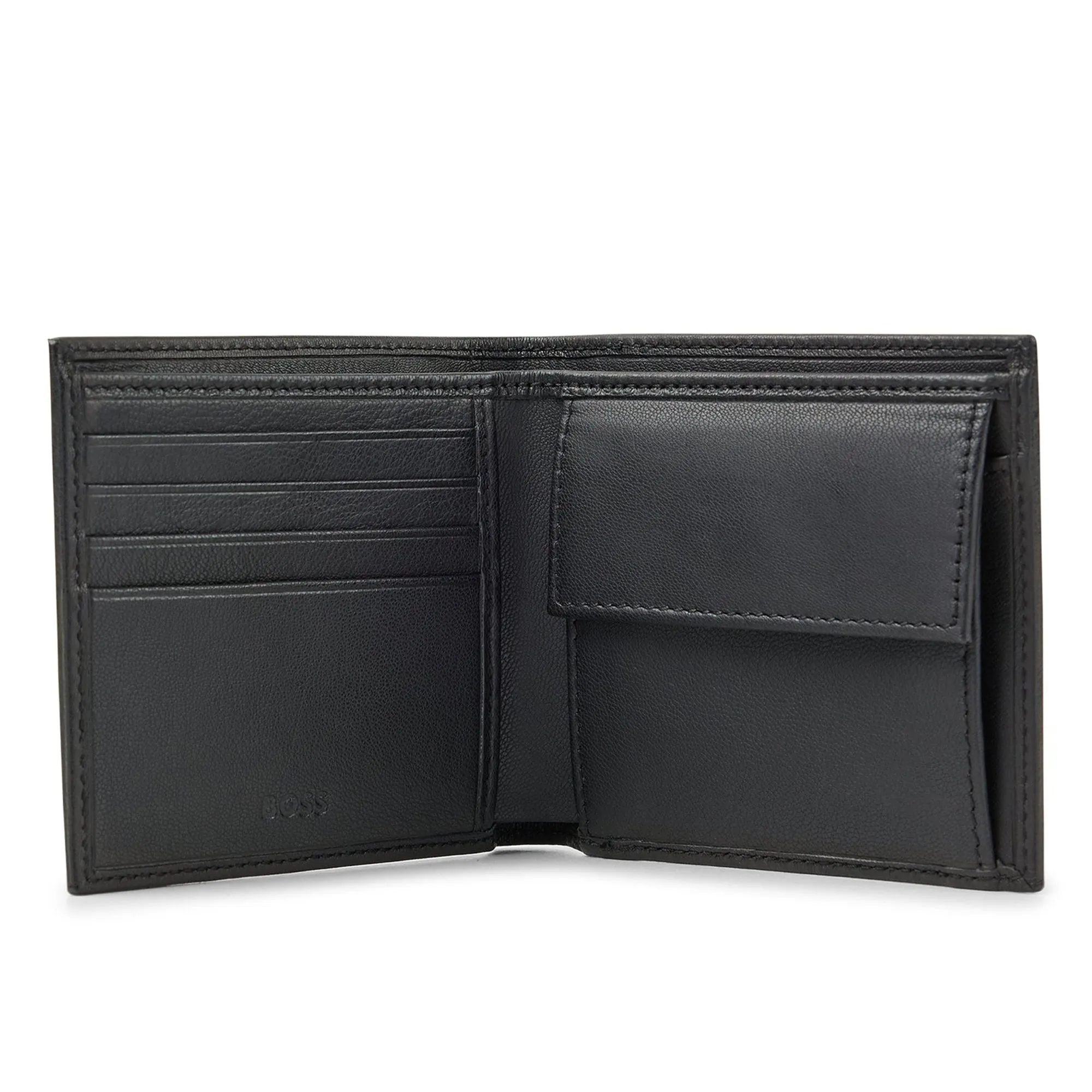 Boss Big BB RFID 4 Card and Coin Wallet - Black