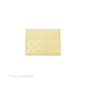 Bottega Veneta Intrecciato Flat Card Holder Ice cream