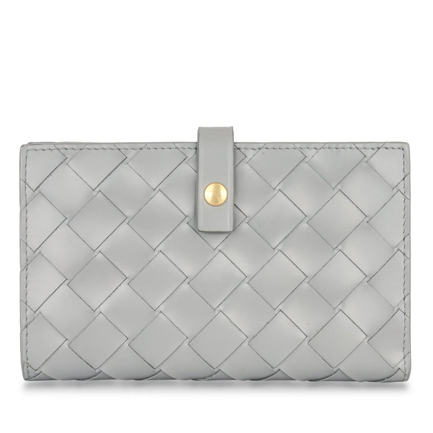 Bottega Veneta Woven Wallet - Grey