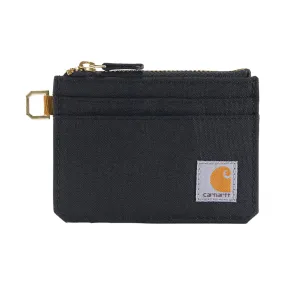 Carhartt Women's Nylon Duck Zippered Card Keeper - Black