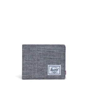 Carteira Herschel Roy Wallet Raven Crosshatch