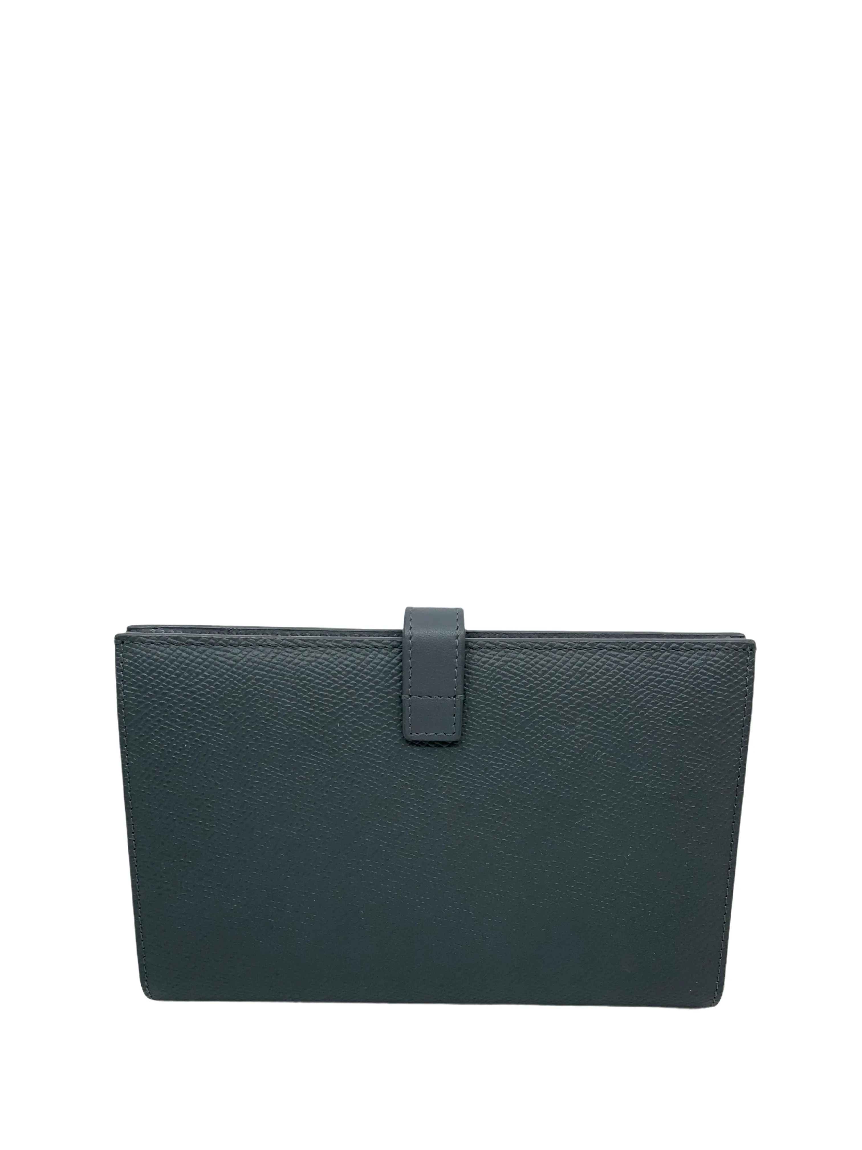 Celine Grained Calfskin Large Strap Wallet NEW