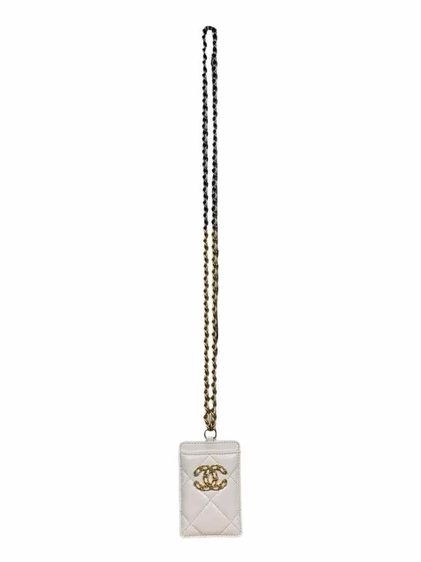 Chanel 19 Card Holder on Chain