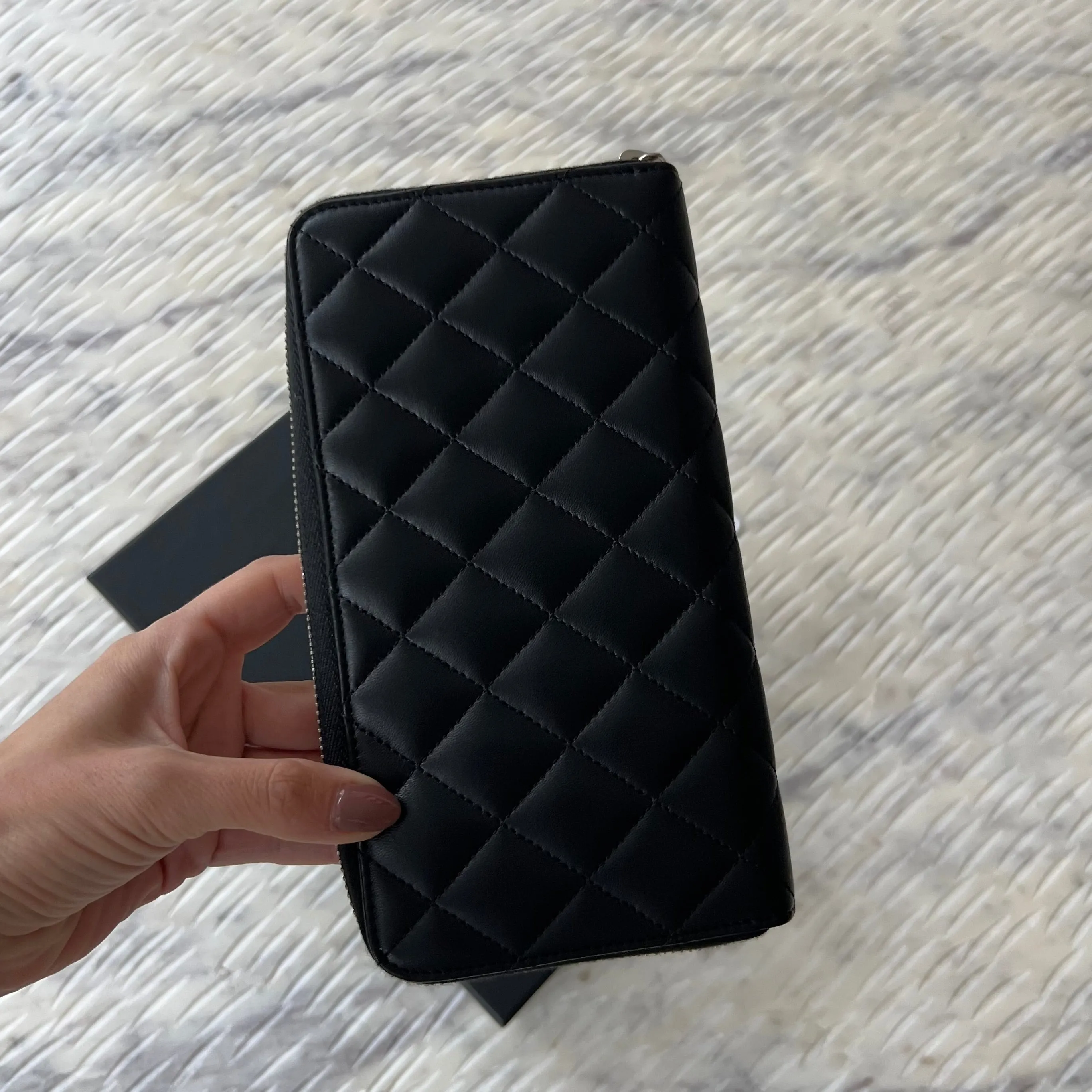 CHANEL CLASSIC LONG ZIPPED WALLET