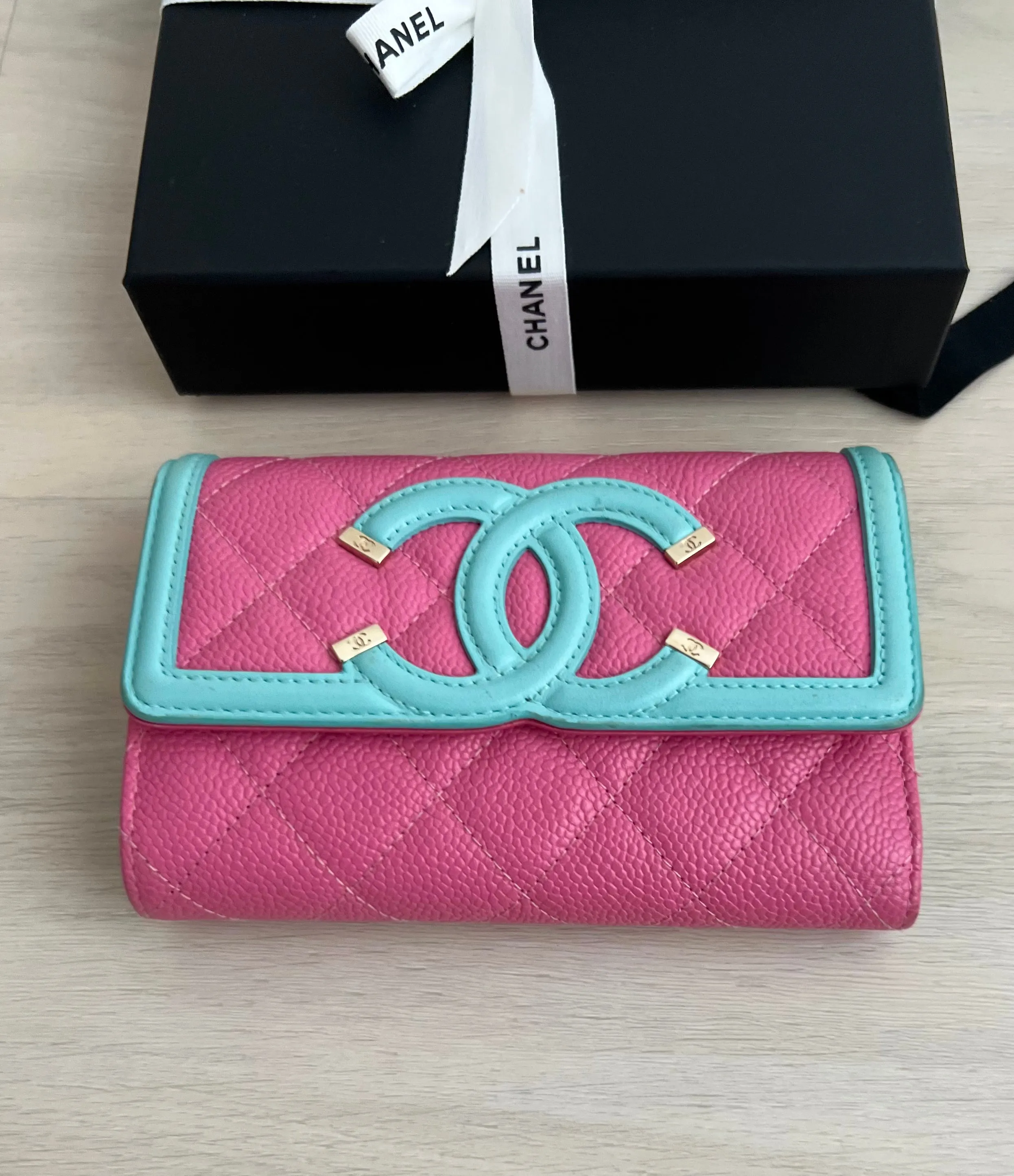 Chanel Filigree Flap Wallet