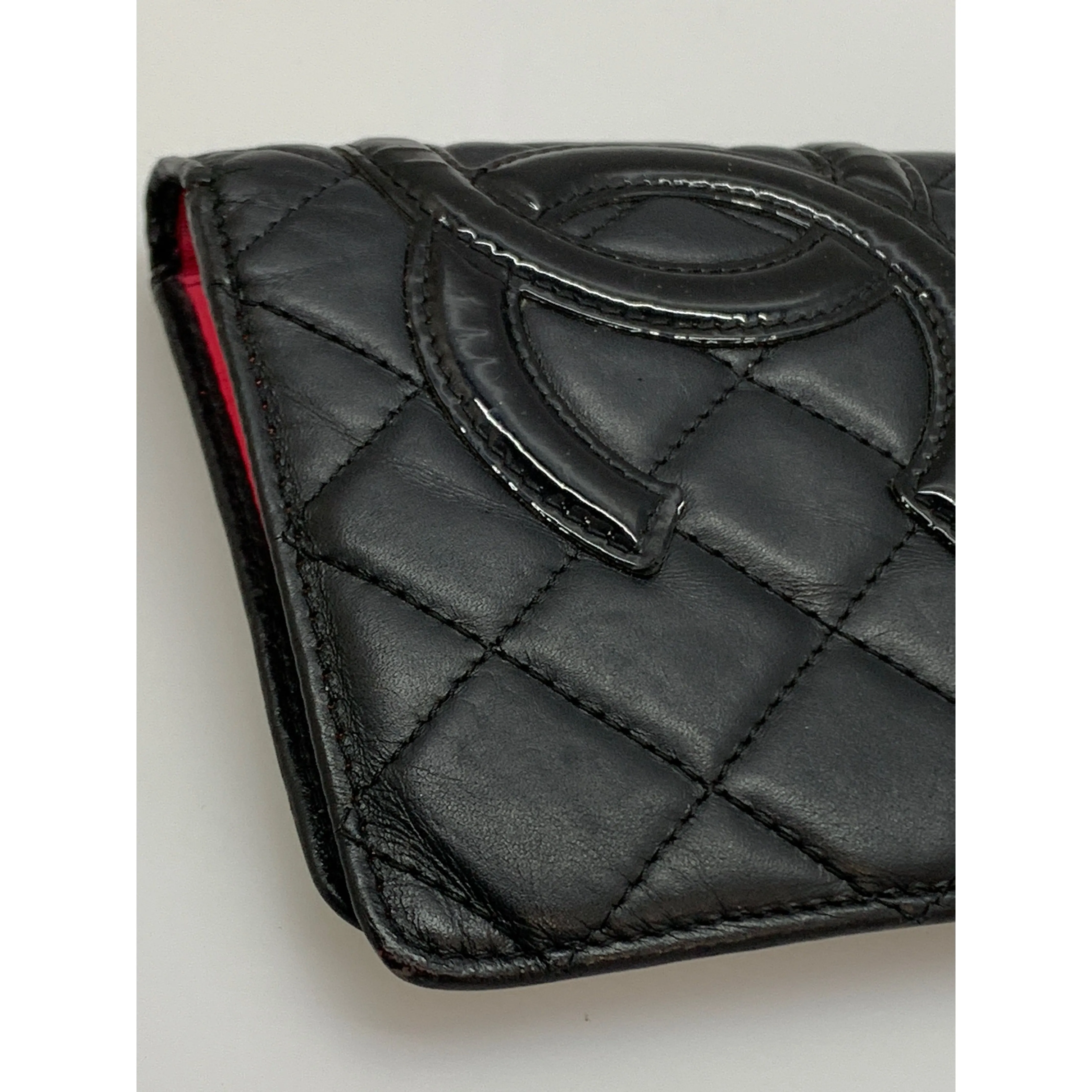 #CHANEL/Long Wallet/BLK/Cowhide