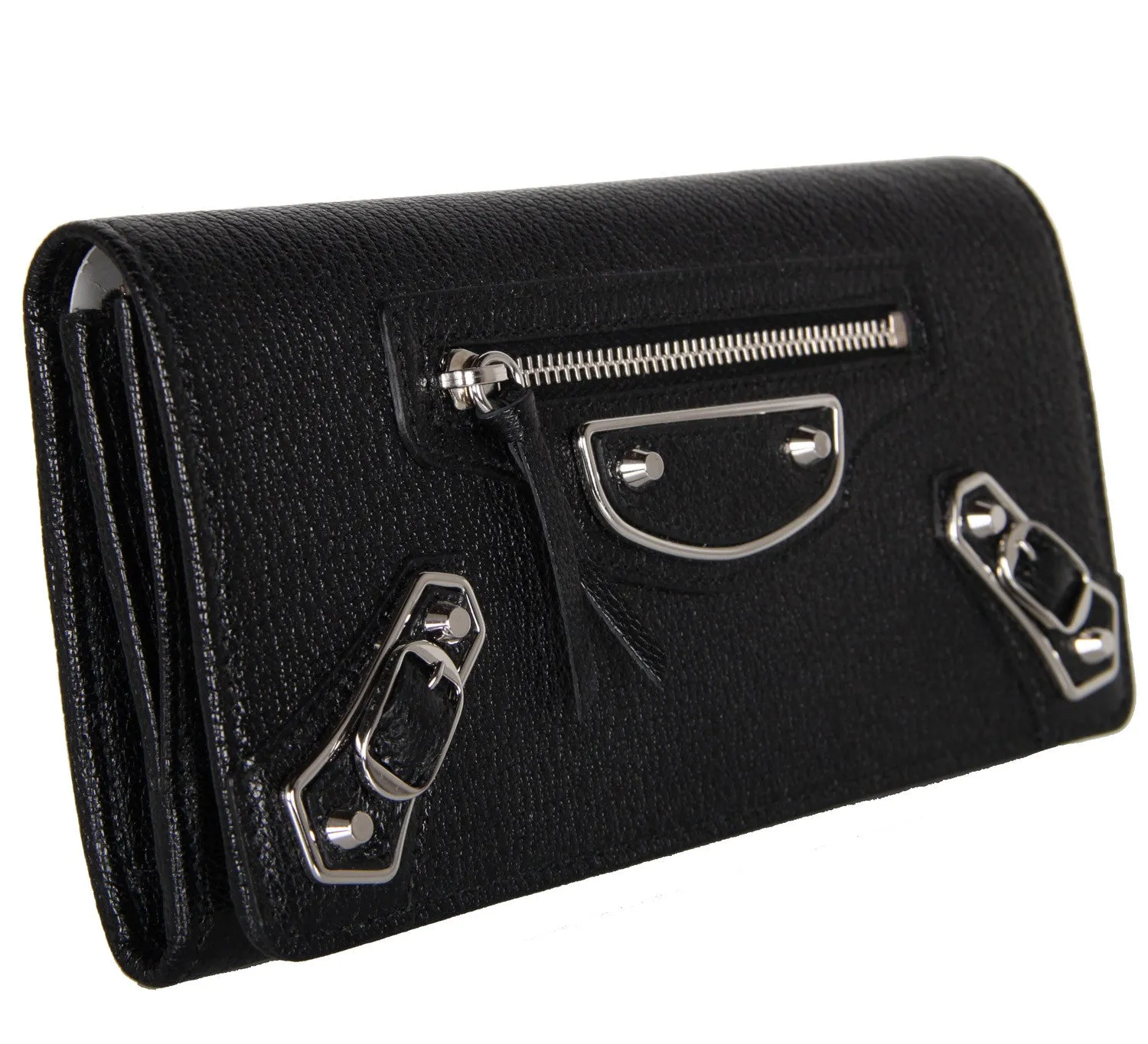 City Wallet Flap ME, Black/Silver