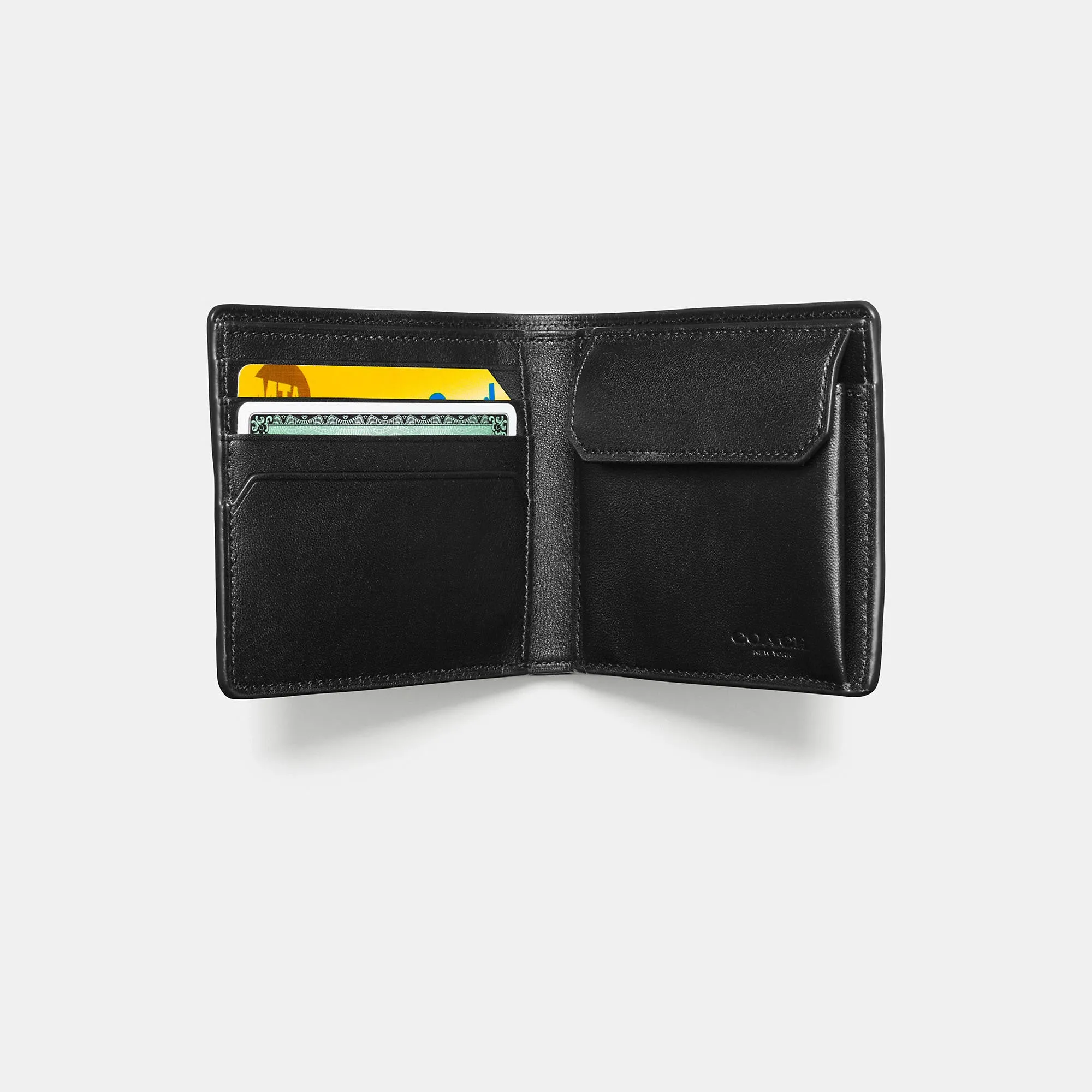 COACH COIN WALLET IN SIGNATURE CROSSGRAIN LEATHER