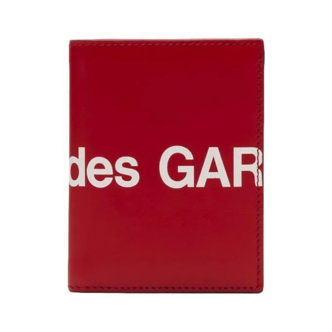 COMME DES GARCONS HUGE LOGO WALLET