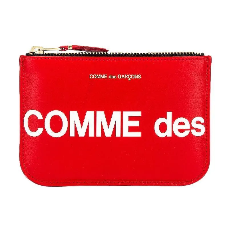 COMME DES GARCONS HUGE LOGO WALLET