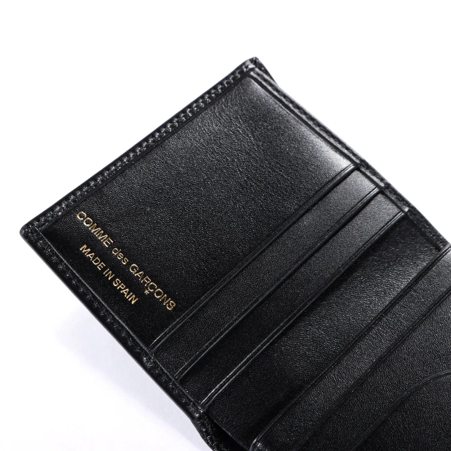 COMME DES GARCONS SA0641 CLASSIC LEATHER WALLET BLACK