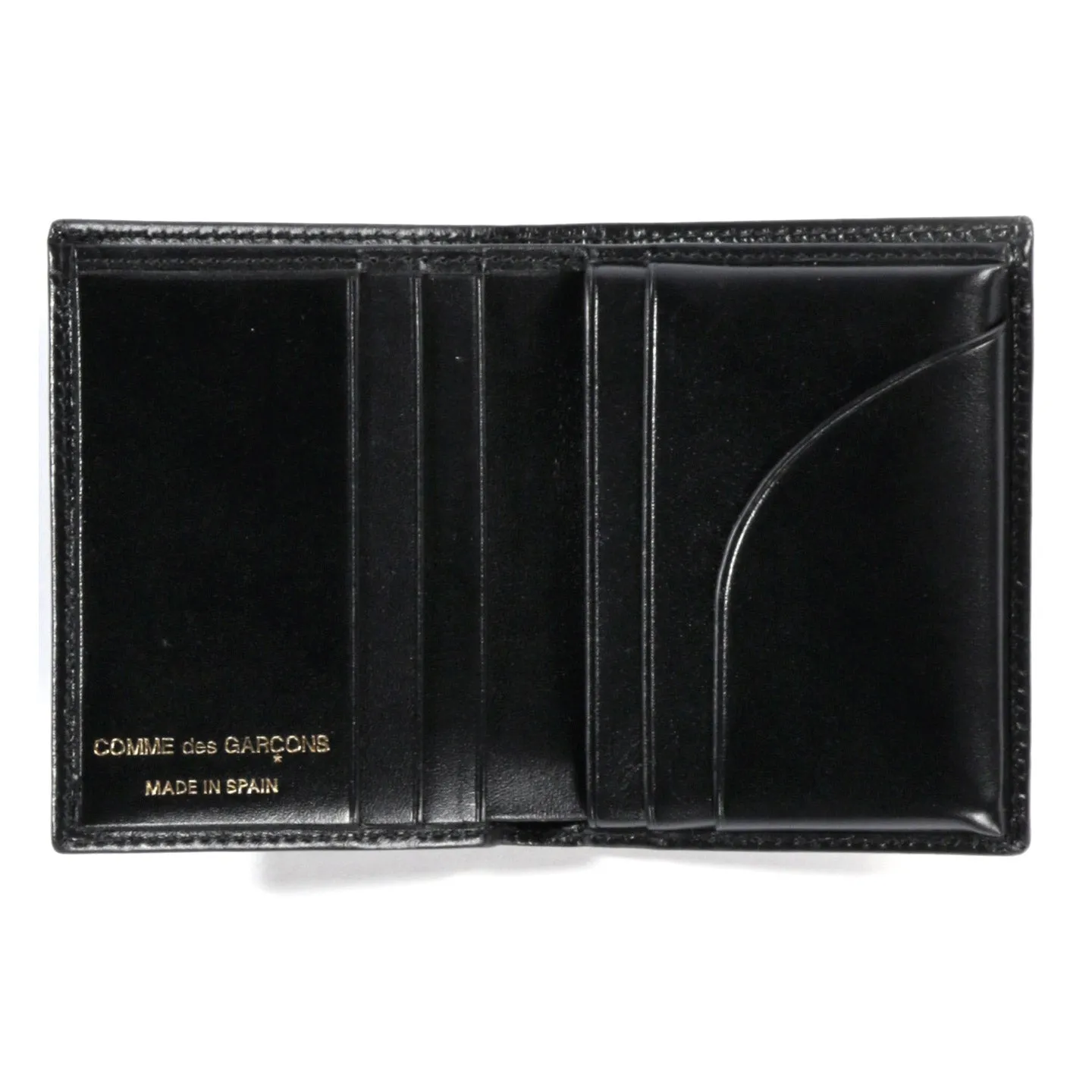 COMME DES GARCONS SA0641 CLASSIC LEATHER WALLET BLACK