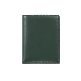 COMME DES GARCONS SA0641 CLASSIC LEATHER WALLET BOTTLE GREEN