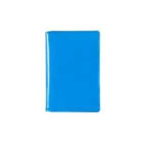 COMME DES GARCONS SA6400 SUPER FLUO WALLET BLUE