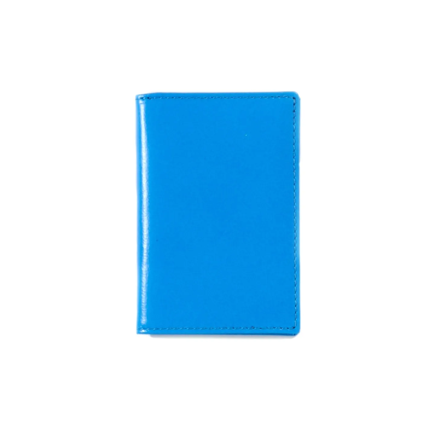 COMME DES GARCONS SA6400 SUPER FLUO WALLET BLUE