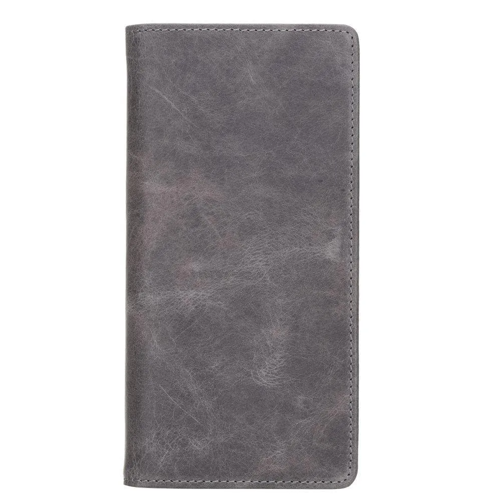 Evra Customizable, Genuine Leather Universal Wallet for Unisex