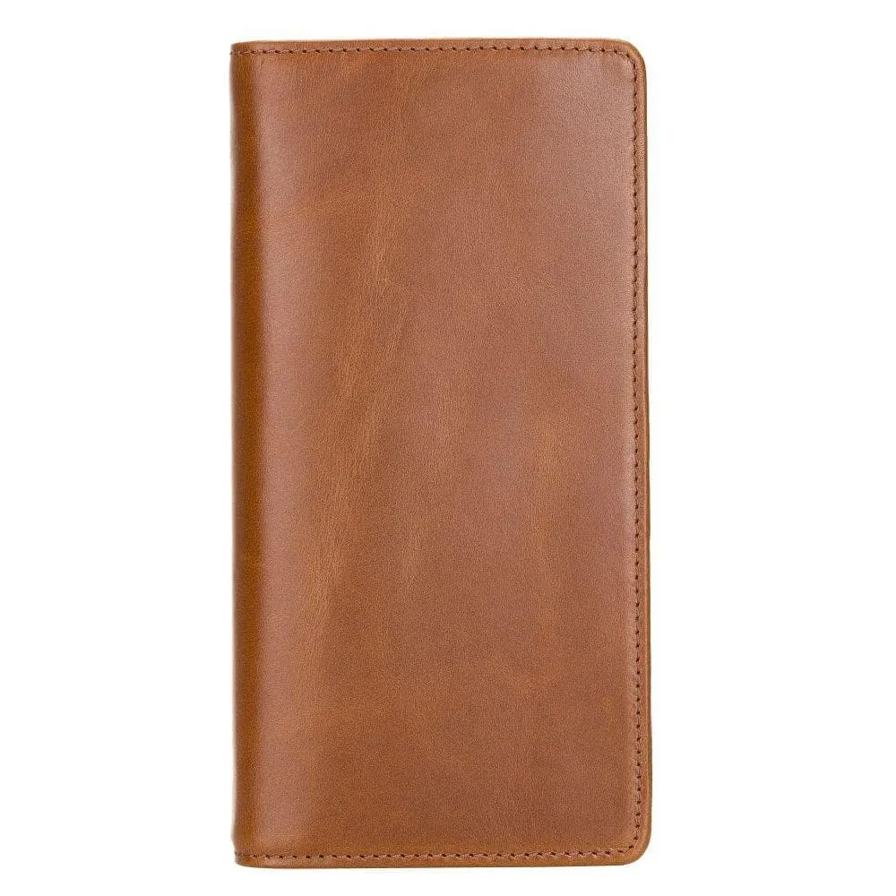 Evra Customizable, Genuine Leather Universal Wallet for Unisex