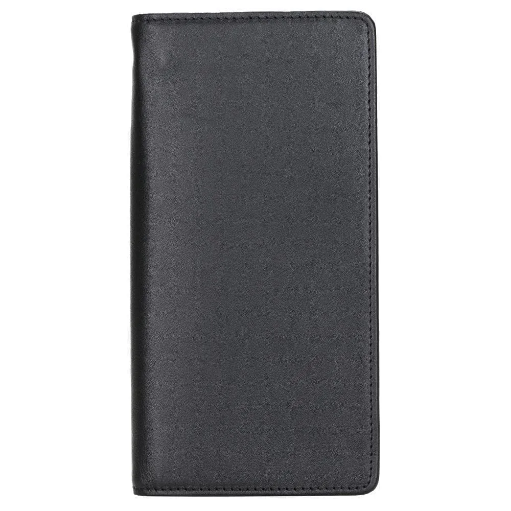 Evra Customizable, Genuine Leather Universal Wallet for Unisex