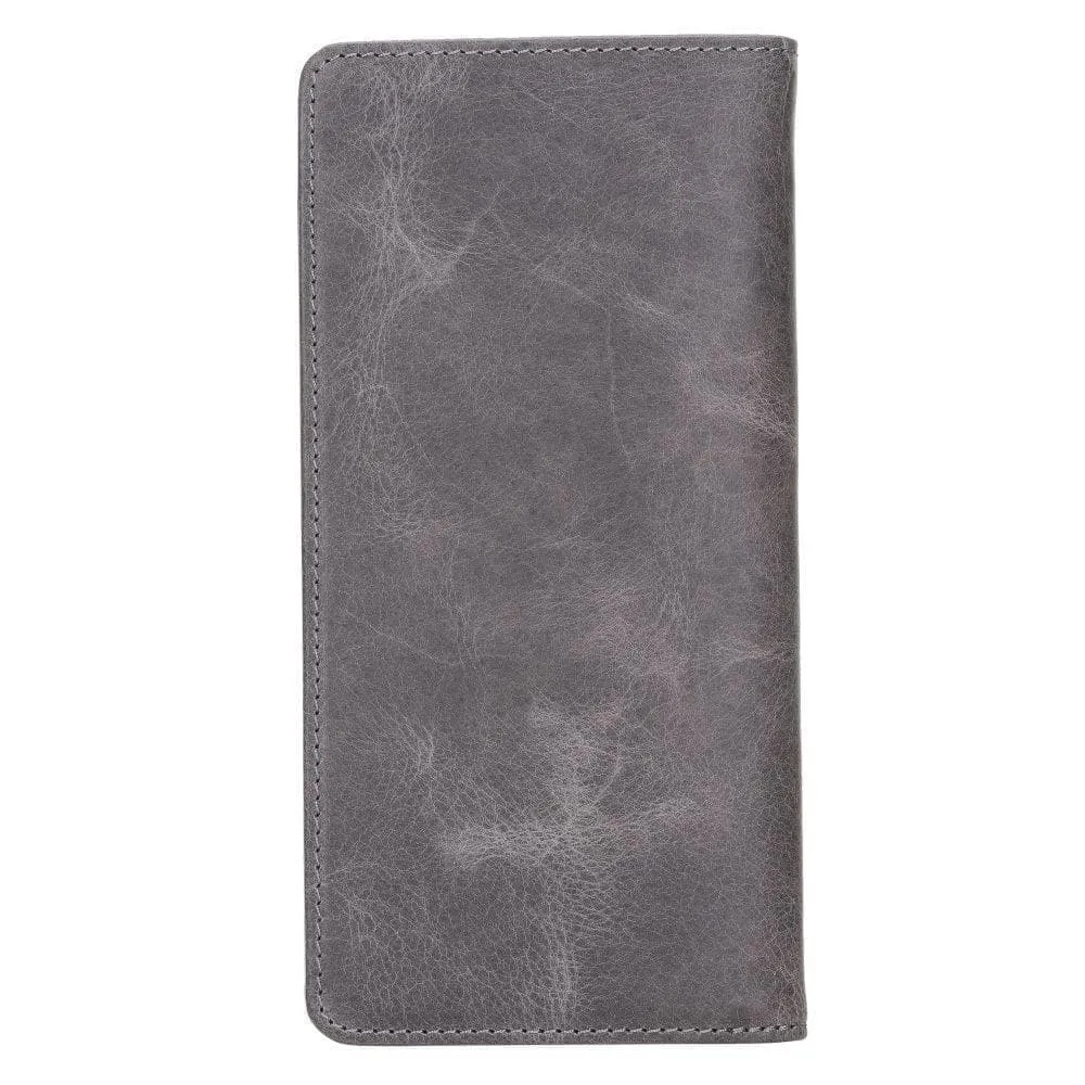 Evra Customizable, Genuine Leather Universal Wallet for Unisex