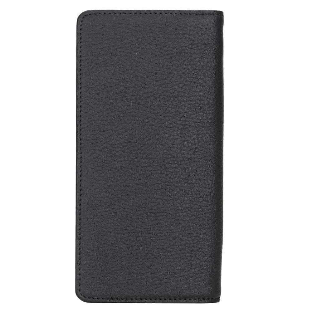 Evra Customizable, Genuine Leather Universal Wallet for Unisex