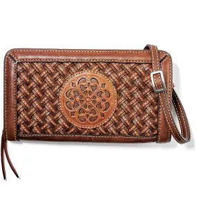 Ferrara Woven Zip Around Wallet