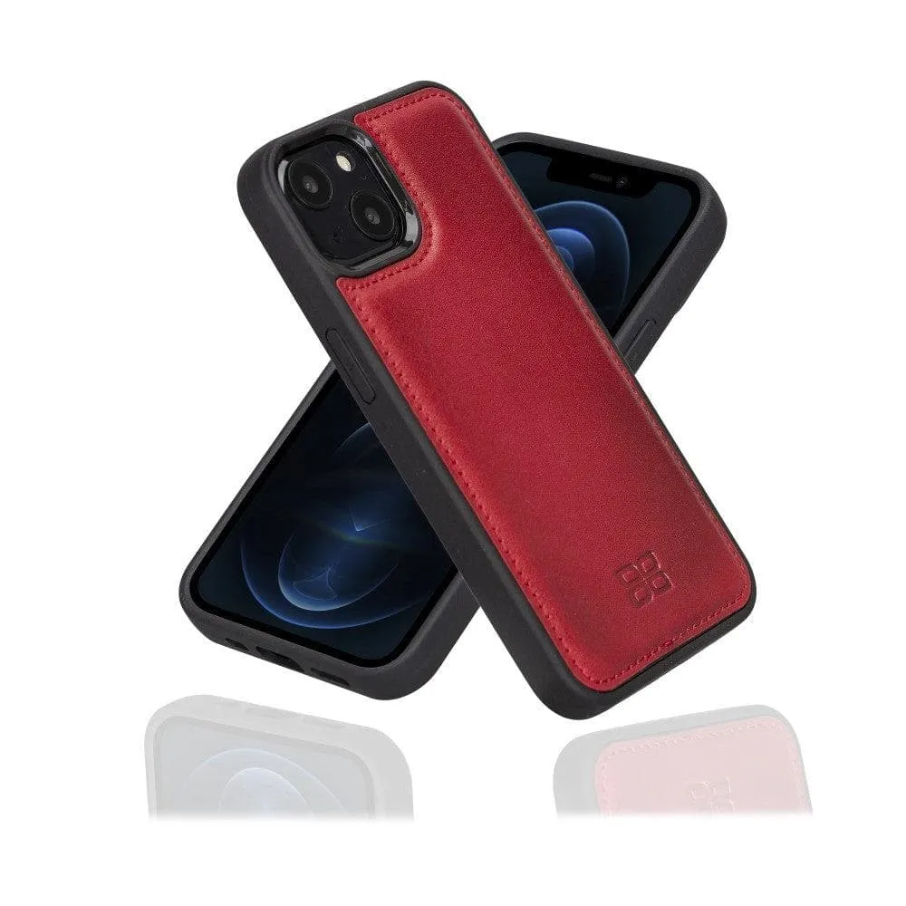 Flexible Leather Back Cover for iPhone 13 Series