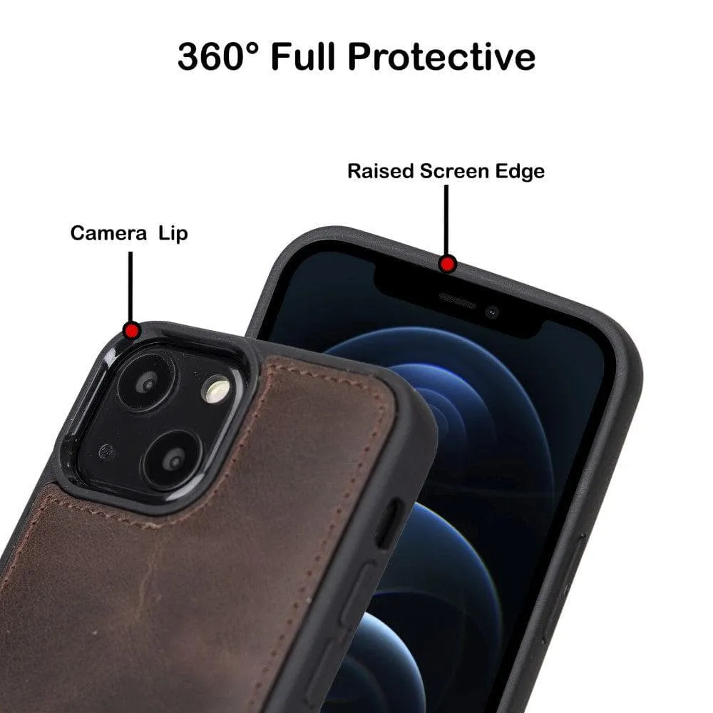 Flexible Leather Back Cover for iPhone 13 Series