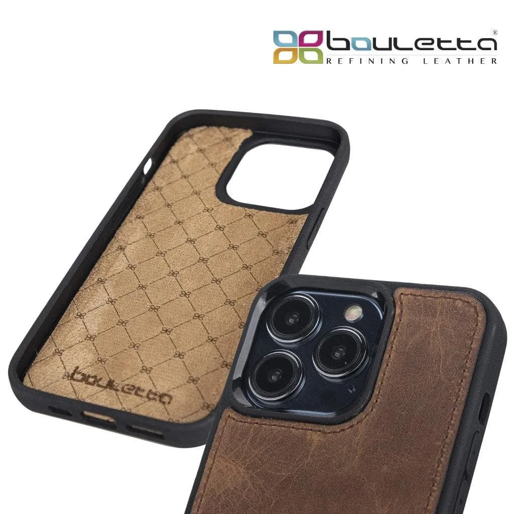 Flexible Leather Back Cover for iPhone 13 Series