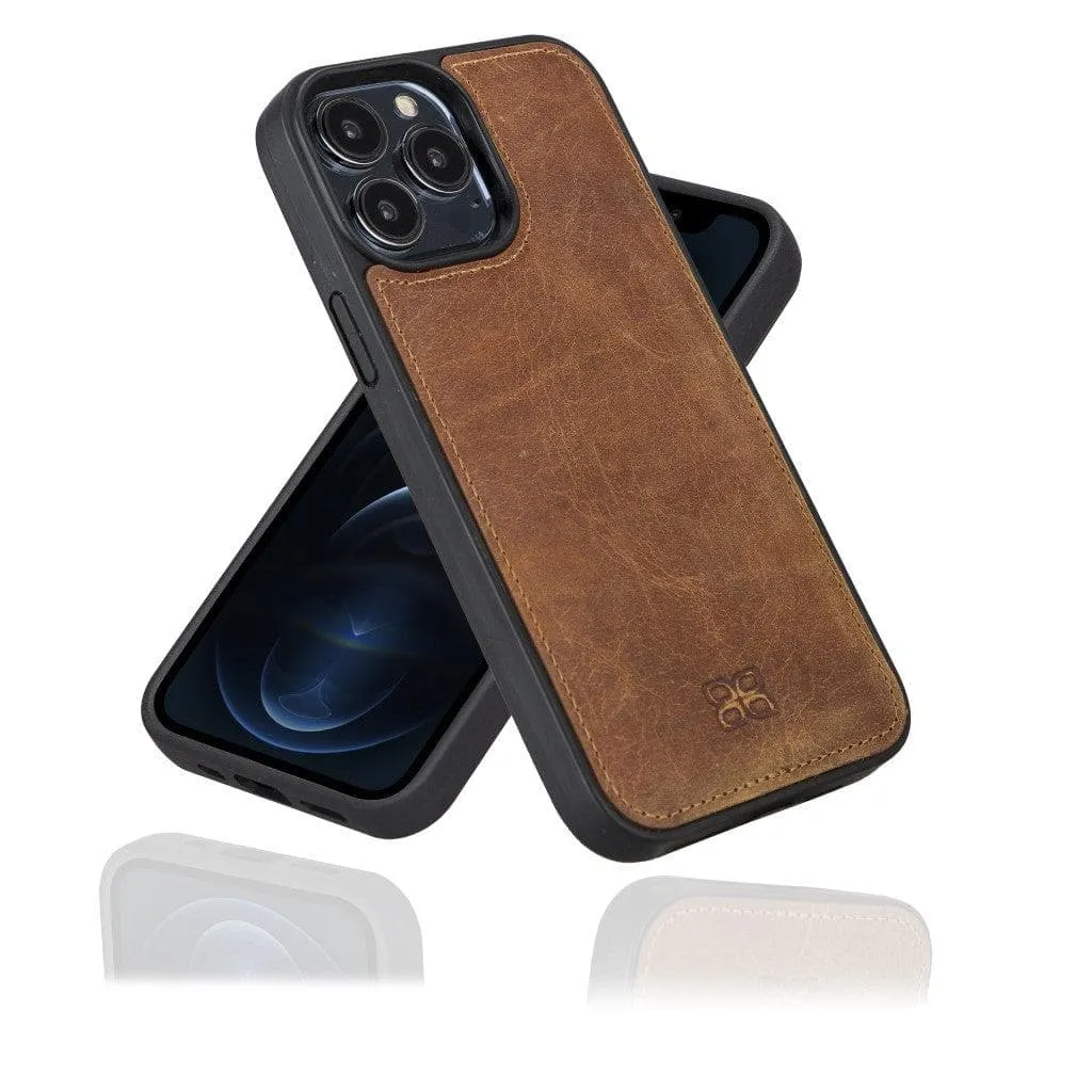 Flexible Leather Back Cover for iPhone 13 Series