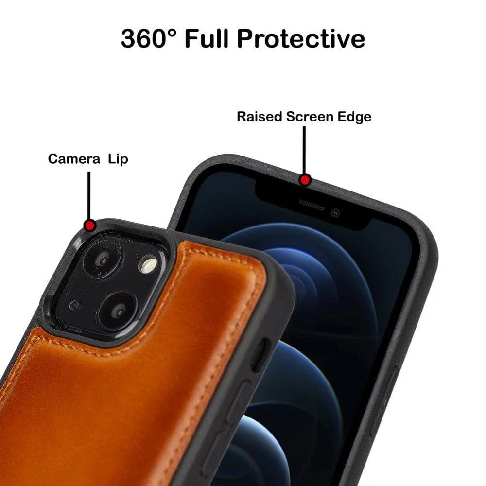 Flexible Leather Back Cover for iPhone 13 Series