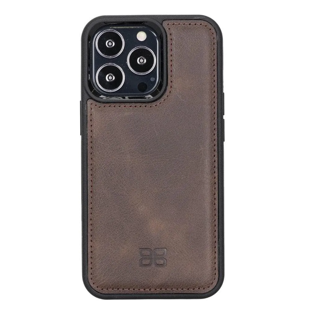 Flexible Leather Back Cover for iPhone 13 Series