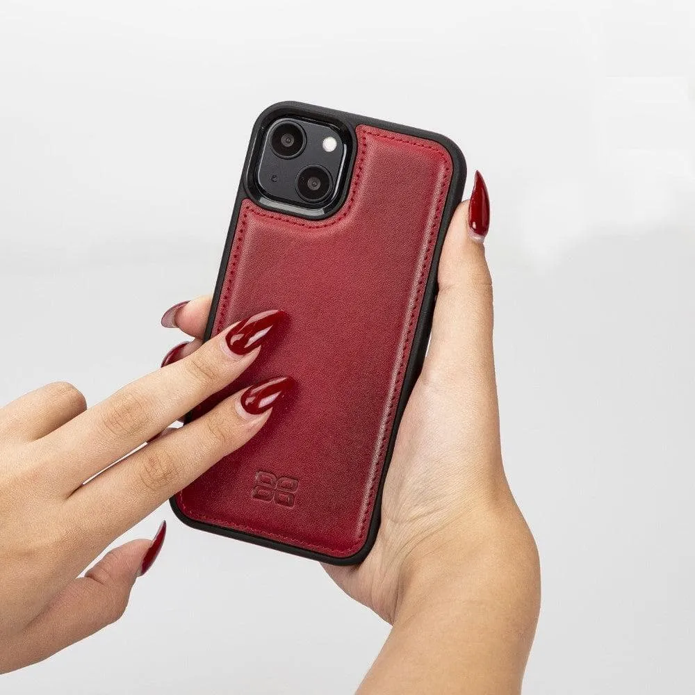 Flexible Leather Back Cover for iPhone 13 Series