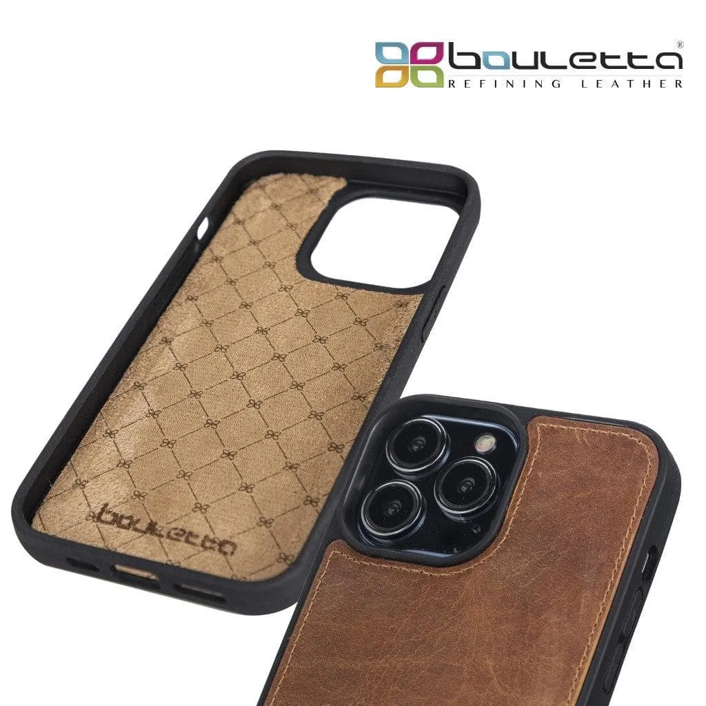 Flexible Leather Back Cover for iPhone 13 Series