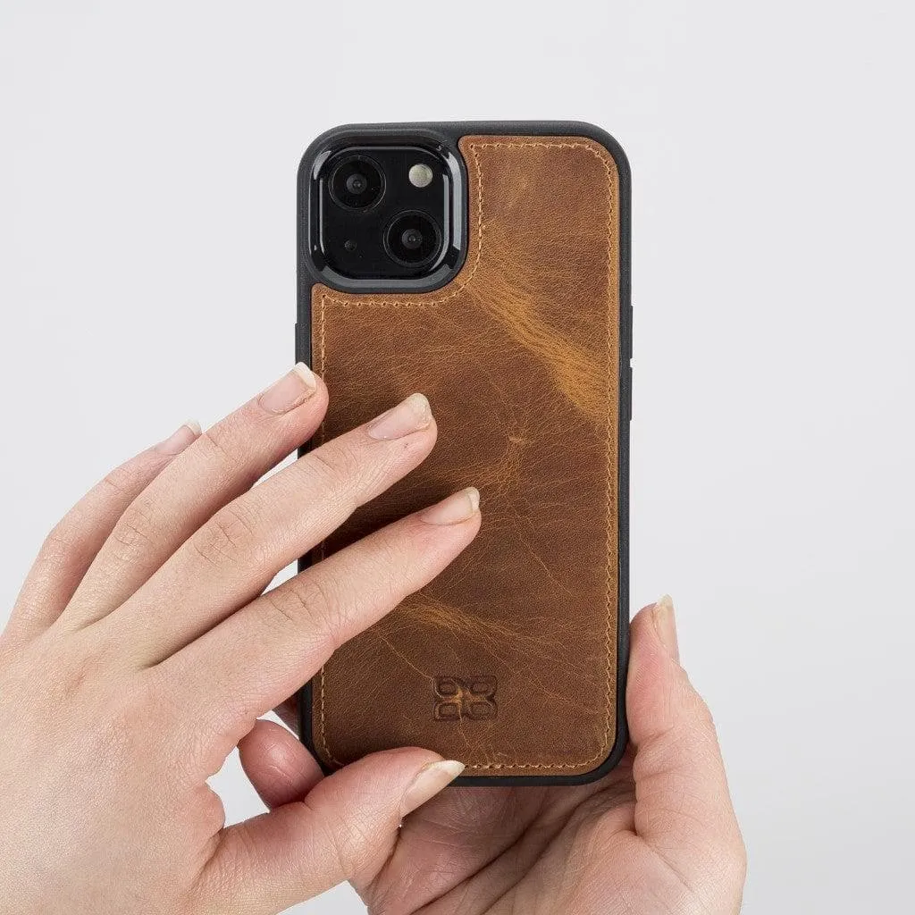 Flexible Leather Back Cover for iPhone 13 Series